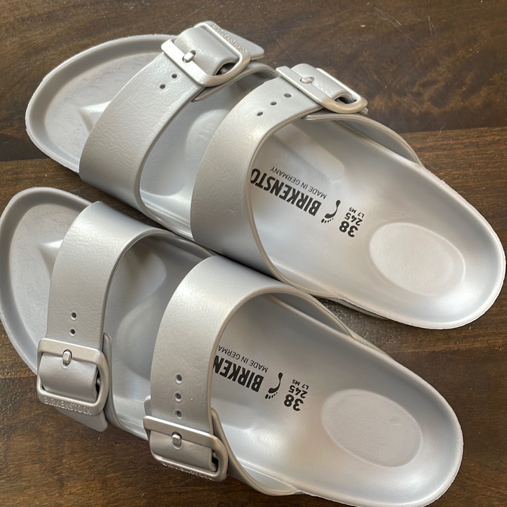 Birkenstock Silver Sandals